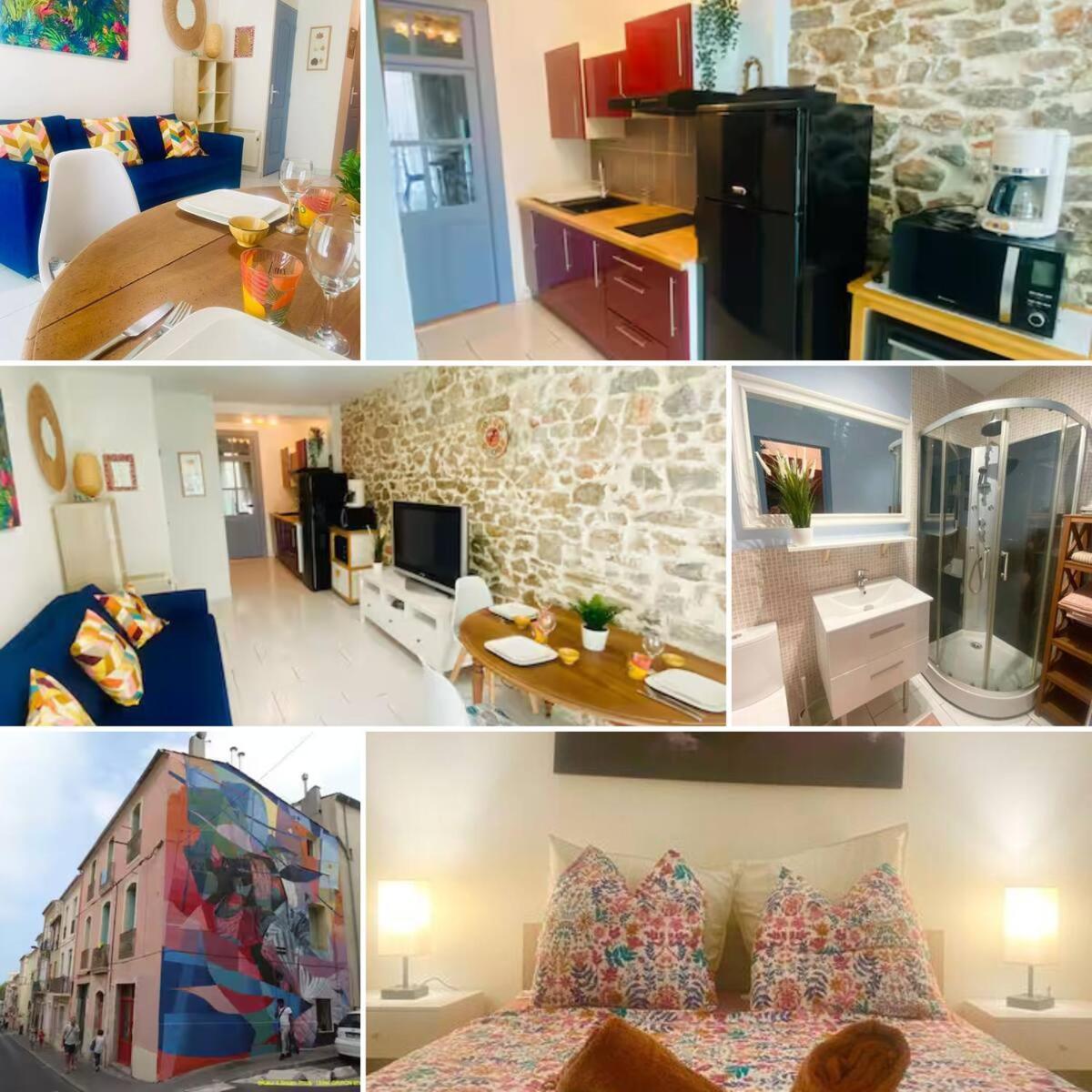 Appartement Neuf Cosy Centre Ville Quartier Haut Sète Exteriör bild